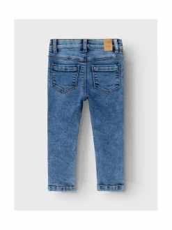 Farkut|Farkut<Name It NmfSalli Slim Fleece -farkut MEDIUM BLUE DENIM
