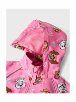 Ulkoiluvaatteet<Name It NmmAlfa08 Pawpatrol Softshell -ulkoiluhaalari PINK COSMOS