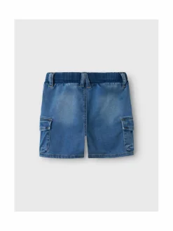 Shortsit<Name It NmmBen Baggy -farkkushortsit MEDIUM BLUE DENIM