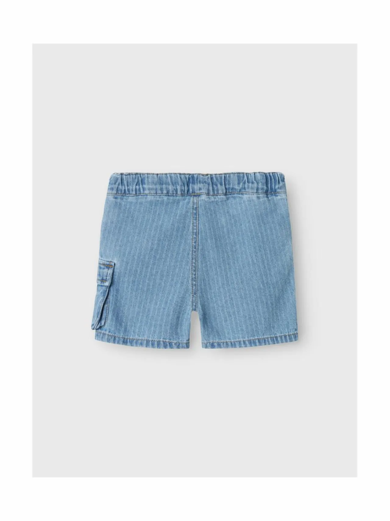 Shortsit<Name It NmmRyan-farkkushortsit LIGHT BLUE DENIM STRIPES:STRIPES