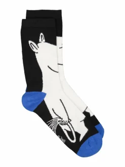 Sukat<MOOMIN Nokkela Muumipeikko -sukat BLACK