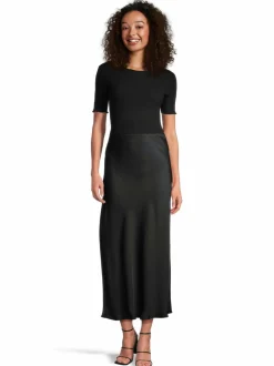 Hameet<ESSENTIALS by Stockmann Nora-satiinihame BLACK