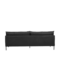 Sohvat & Nojatuolit<HT Collection Nordic -nahkasohva, 240 cm MUSTA