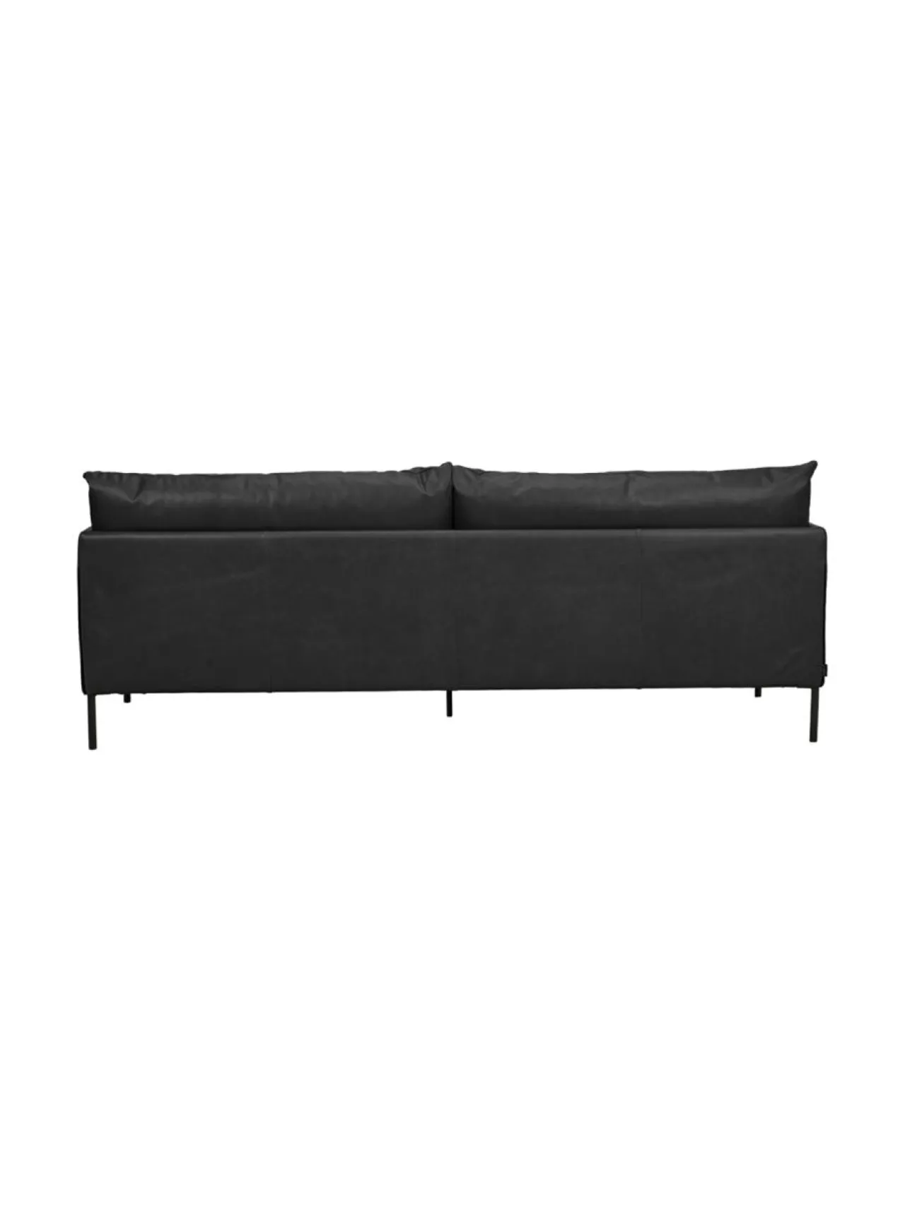 Sohvat & Nojatuolit<HT Collection Nordic -nahkasohva, 240 cm MUSTA