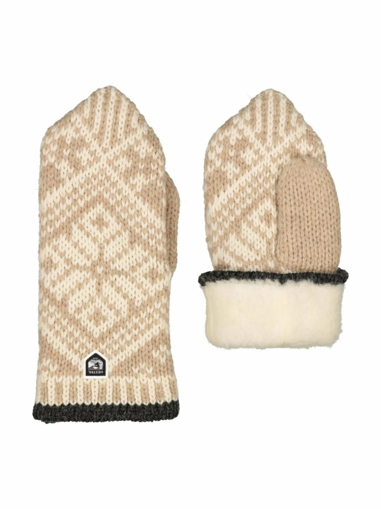 Käsineet<Hestra Nordic-villalapaset 650020 BEIGE/OFFWHITE