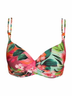 Uima-Asut<Marie Jo Norma Jeanne Padded Plunge -bikiniyläosa TSU TROPICAL SUNSET
