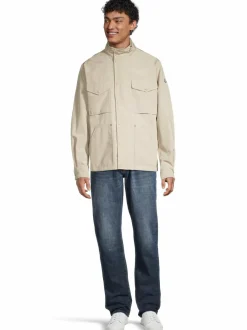Takit<Moncler Noues Field -kevyttakki 204 STONE