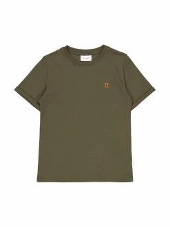 T-Paidat|T-Paidat<Les Deux Nørregaard t-paita 557730-FOREST GREEN/ORANGE