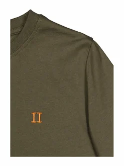 T-Paidat|T-Paidat<Les Deux Nørregaard t-paita 557730-FOREST GREEN/ORANGE