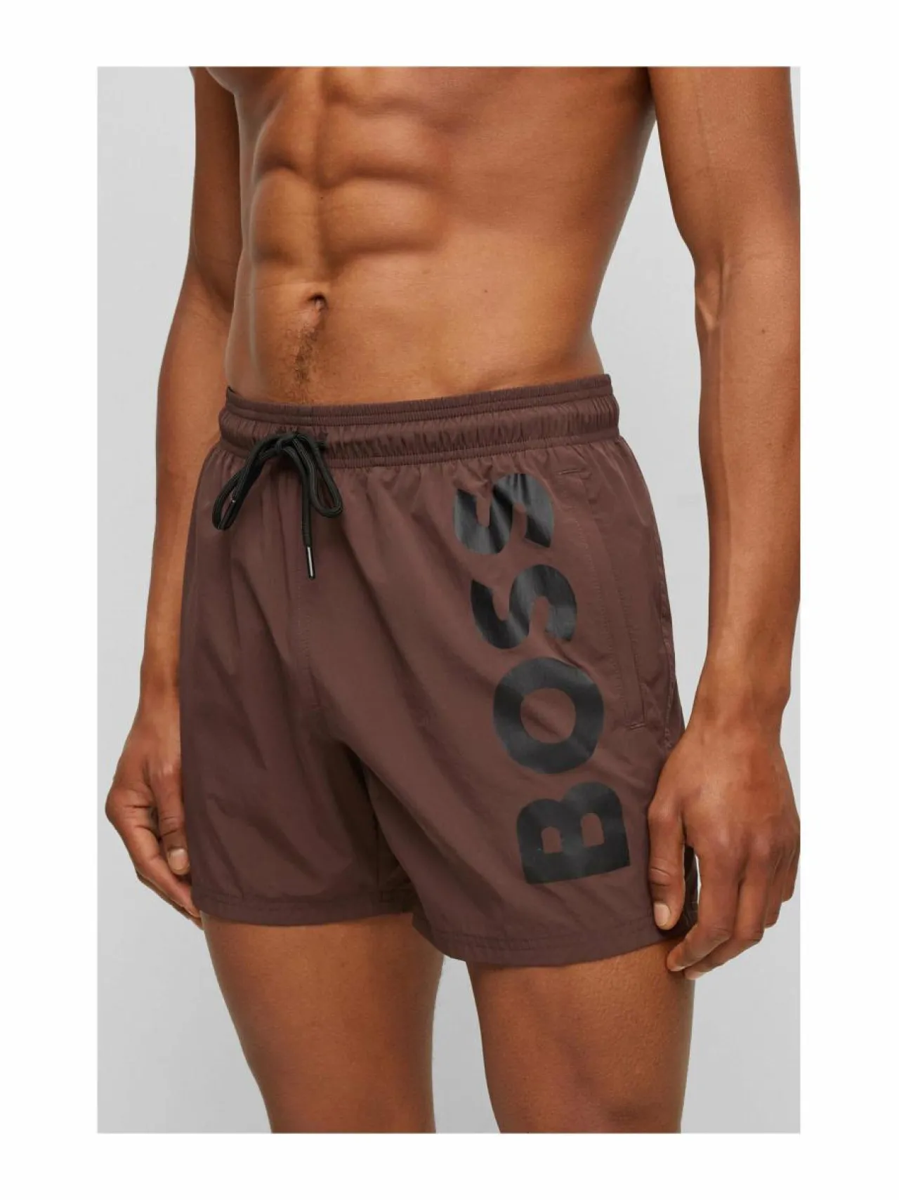 Uimahousut<BOSS Octopus-uimashortsit 205 DARK BROWN