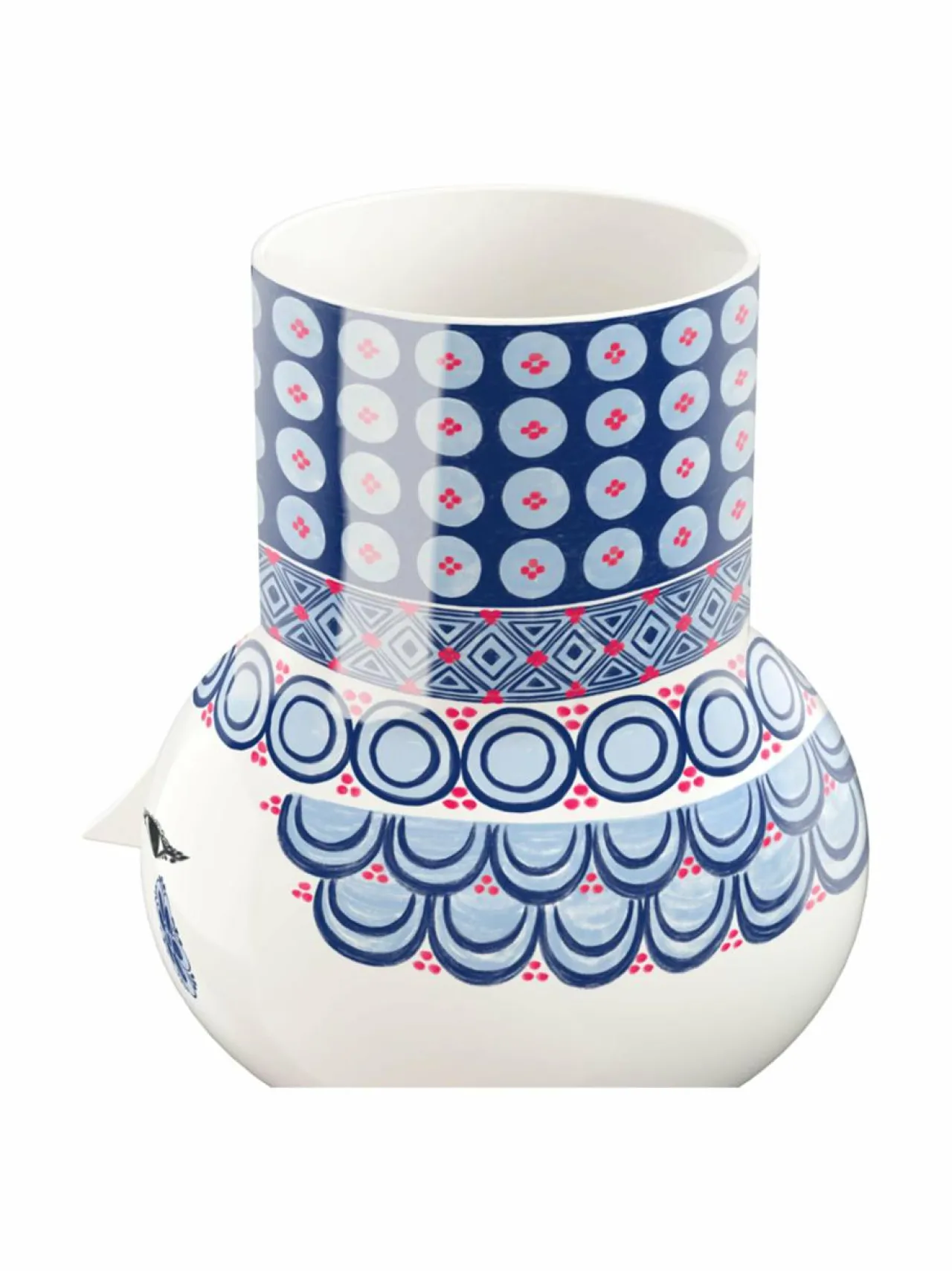 Koriste-Esineet<Bjørn Wiinblad Olga -maljakko, 20 cm BLUE BLUE