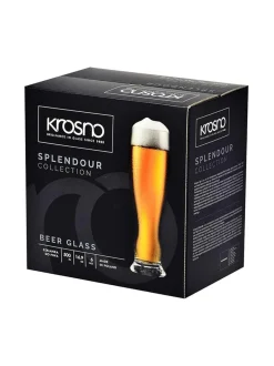 Lasit<Krosno Olutlasi Splendour 500ml (6kpl)