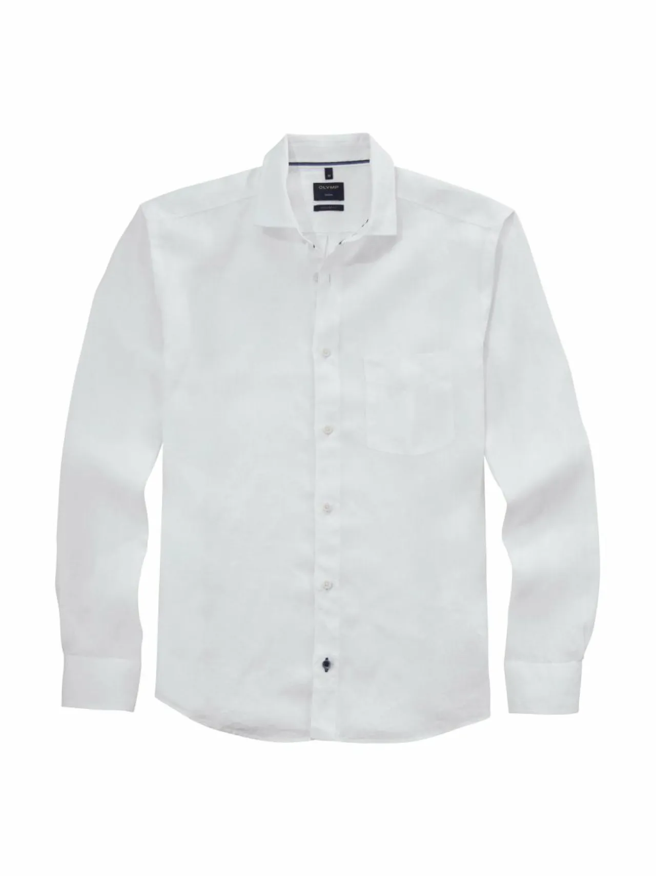 Paidat<Olymp -pellavakauluspaita 00 WEISS WHITE