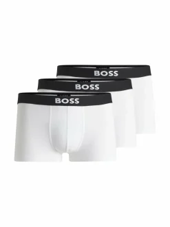Alusasut<BOSS One Trunk - bokserit 3-pack 100 WHITE