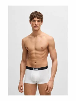 Alusasut<BOSS One Trunk - bokserit 3-pack 100 WHITE