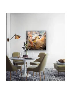Pia Rydman Art Onnen karnevaali - öljyvärimaalaus, 100x100 cm^ Taulut & Julisteet