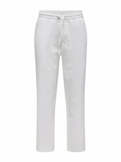 Housut<Only & Sons OnsSinus Loose -housut BRIGHT WHITE