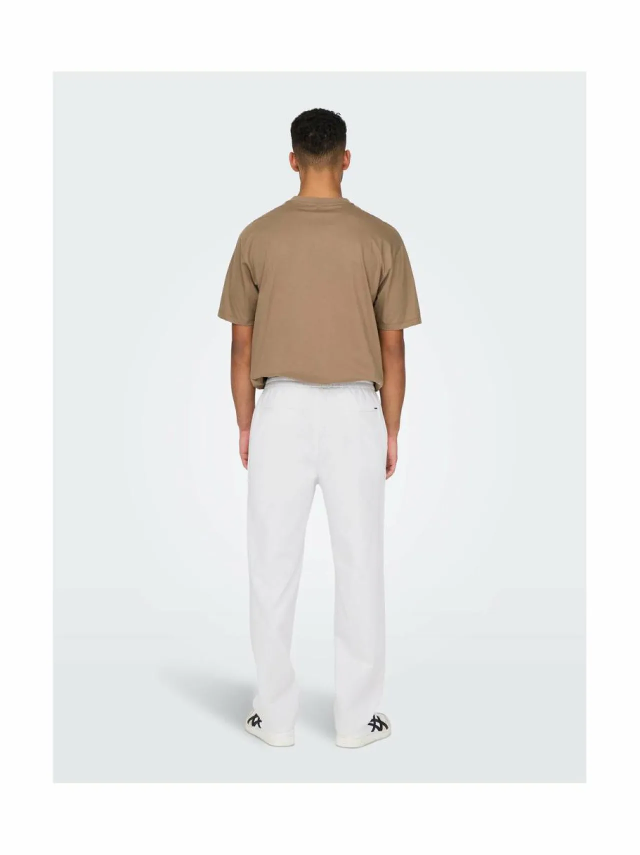 Housut<Only & Sons OnsSinus Loose -housut BRIGHT WHITE