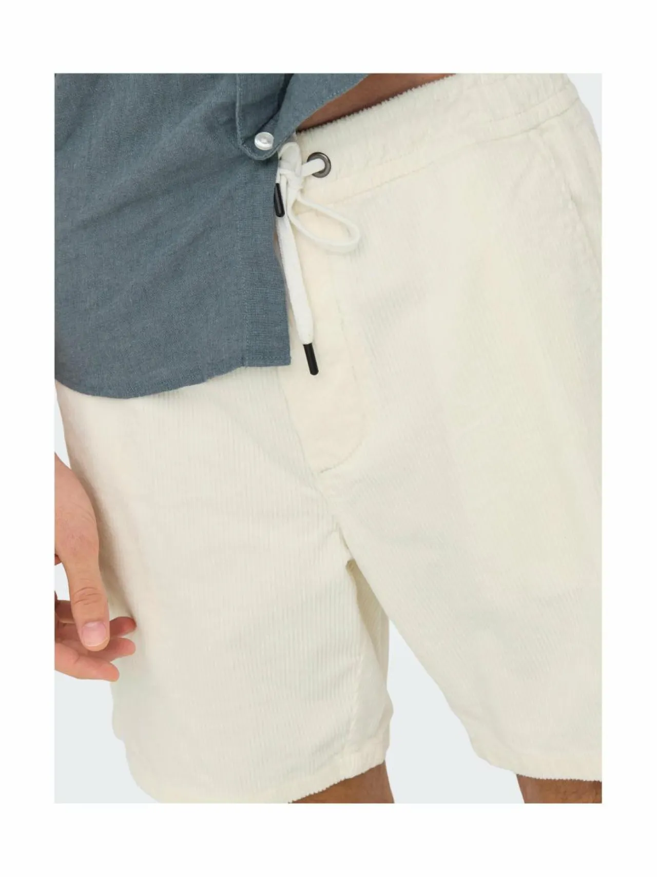 Only & Sons OnsTel-vakosamettishortsit^ Housut