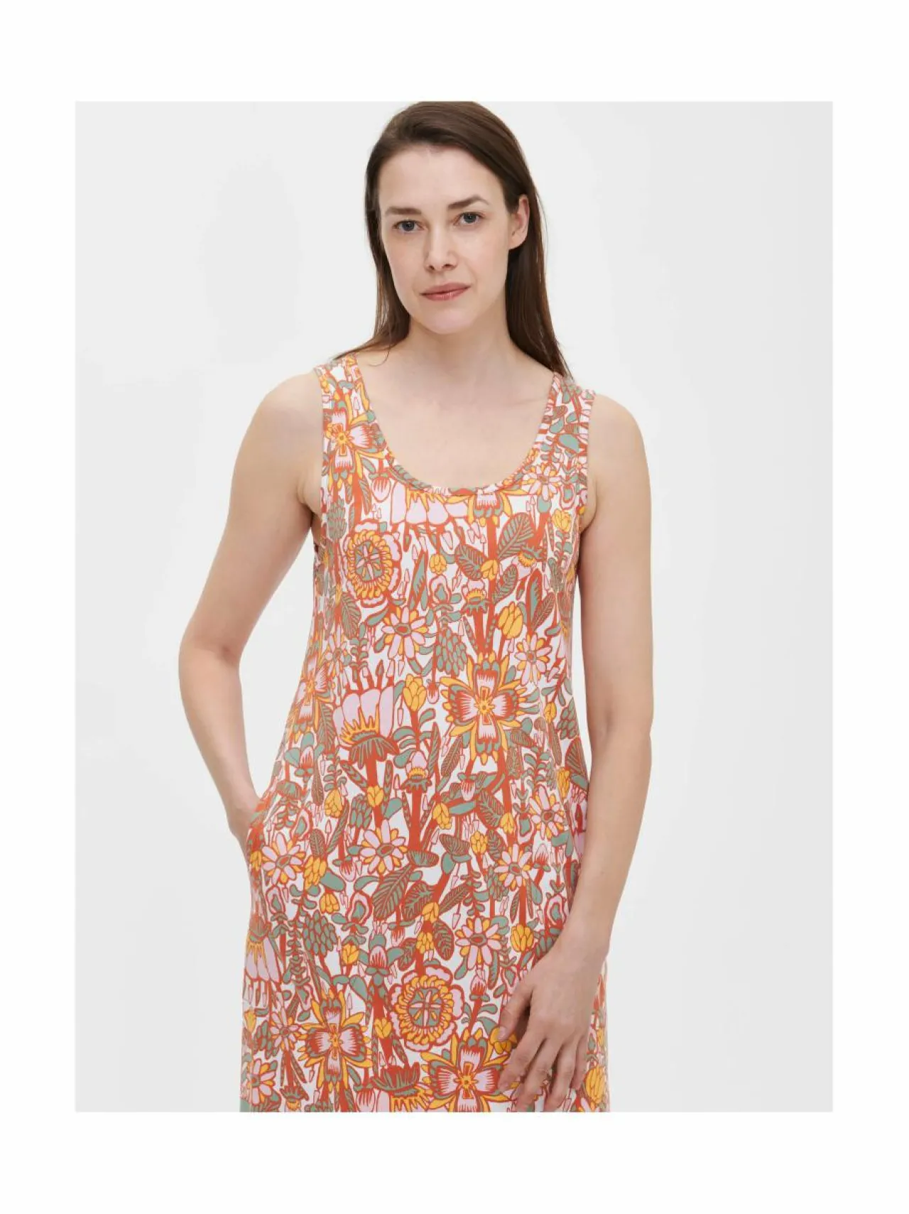 Yö- & Oloasut<Nanso Oodi- yömekko taskuilla 4657 MULTICOLOR