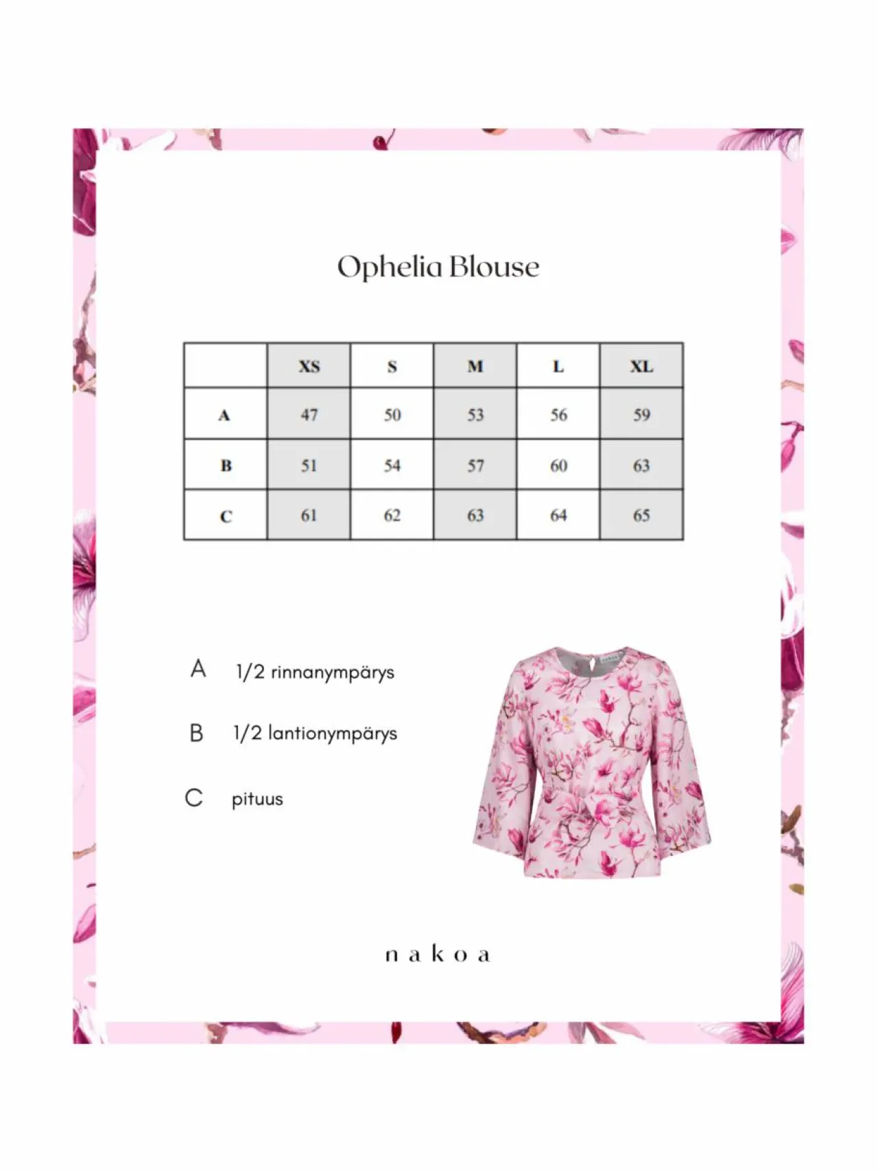 Nakoa Ophelia Blouse,^ Paidat & Puserot