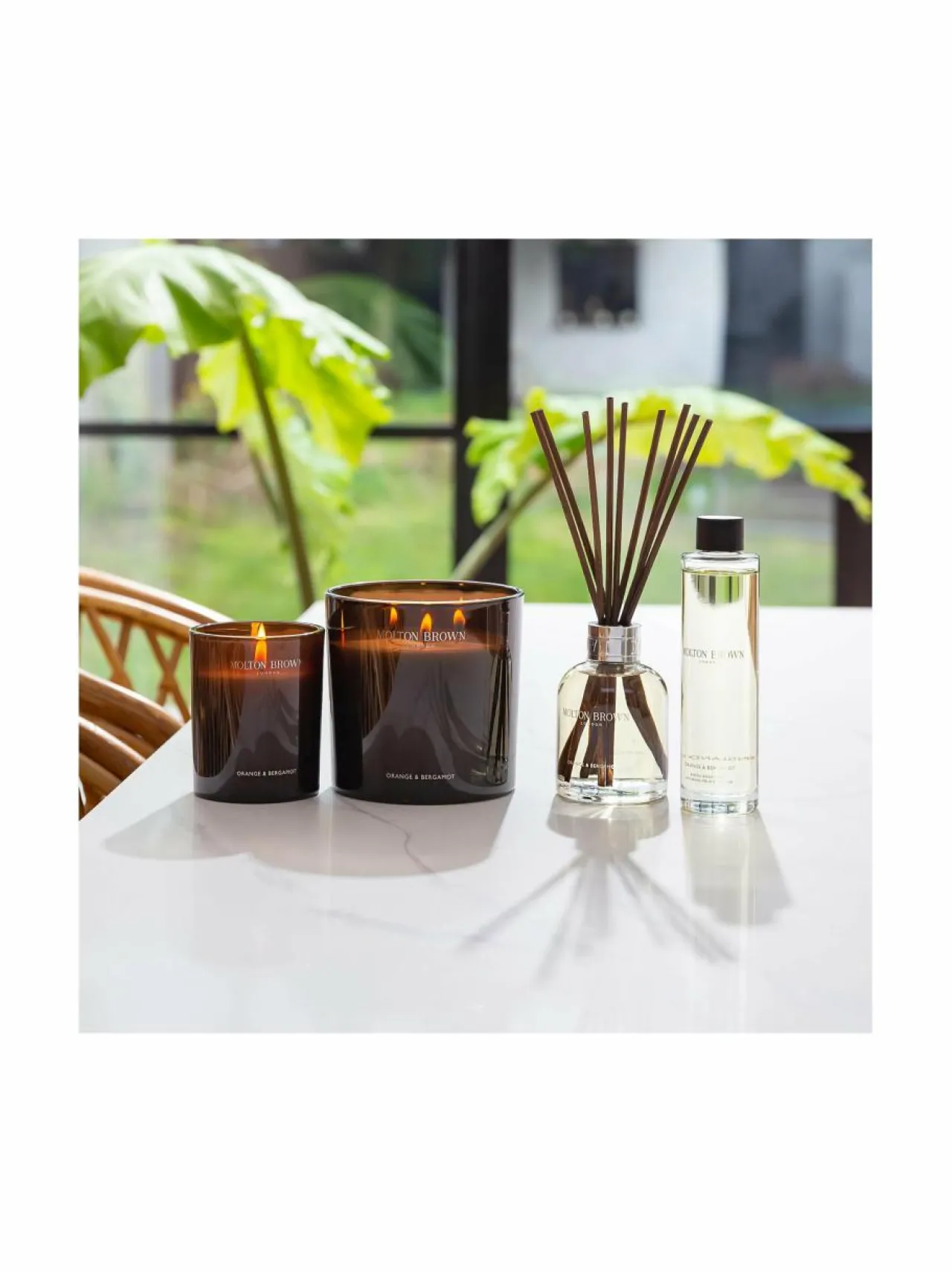 Molton Brown Orange & Bergamot Aroma Reeds -tuoksutikut 150 ml^ Naiset|Huonetuoksut & Tuoksukynttilät