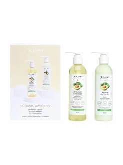 Hiustenhoitopakkaukset<T-LAB Professional Organic Avocado Duo Set -hiustenhoitopakkaus, 2 tuotetta