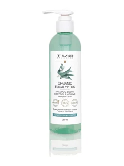 T-LAB Professional Organic Eucalyptus Sebum Control&Volume Shampoo -rasvoittuville hiuksille 250ml^ Hiustenhoito