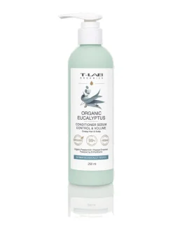 T-LAB Professional Organic Eucalyptus Sebum Control&Volume Conditioner -hoitoaine rasvoittuville hiuksille 250ml^ Hiustenhoito