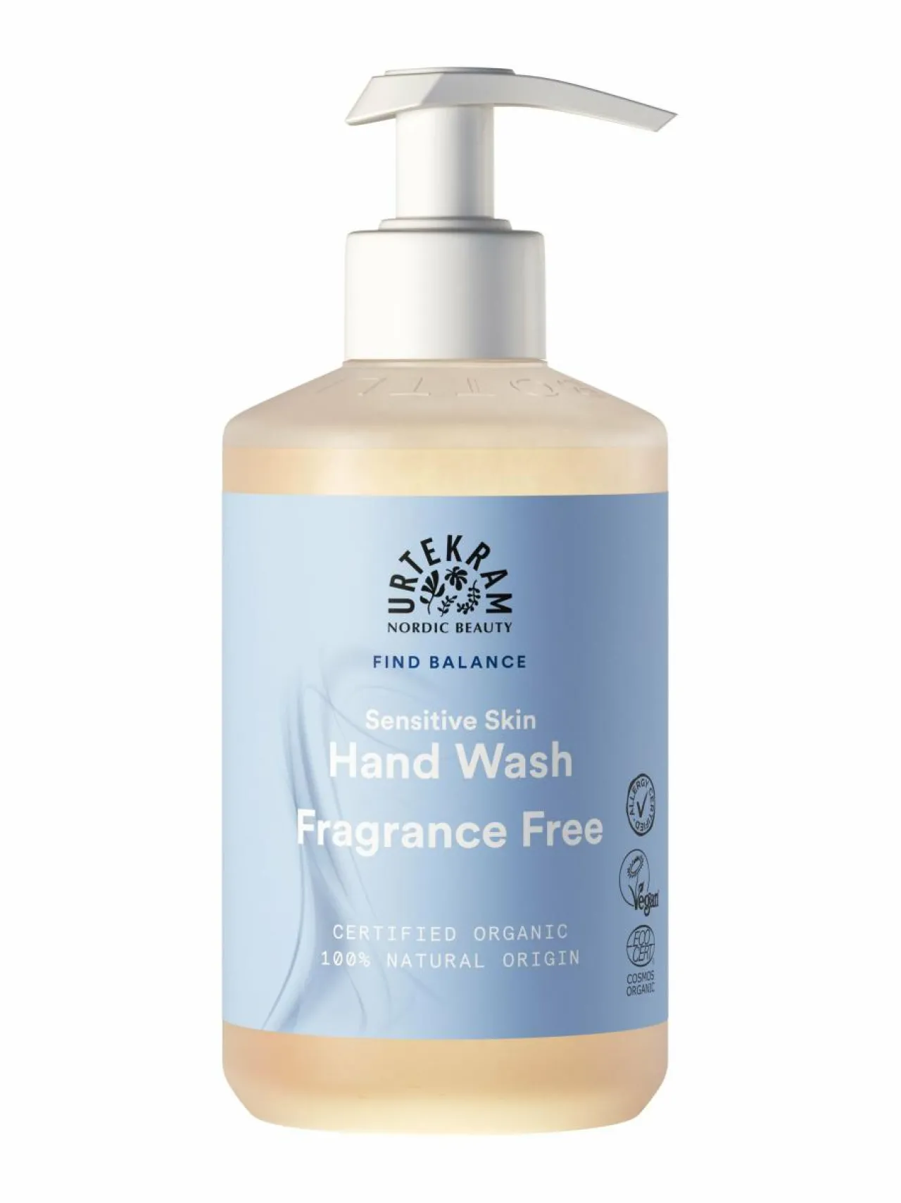 Urtekram Organic fragrance free liquid soap -nestesaippua 300 ml^ Vartalonhoito