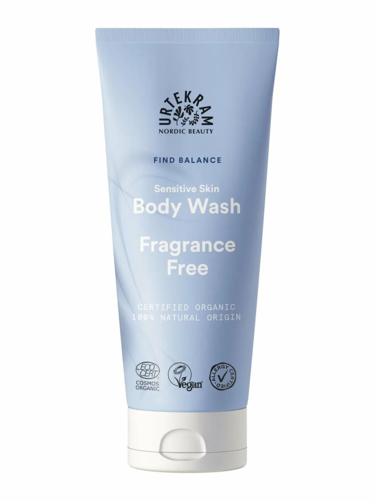 Vartalonhoito<Urtekram Organic Fragrance Free -suihkusaippua 200 ml NOCOL