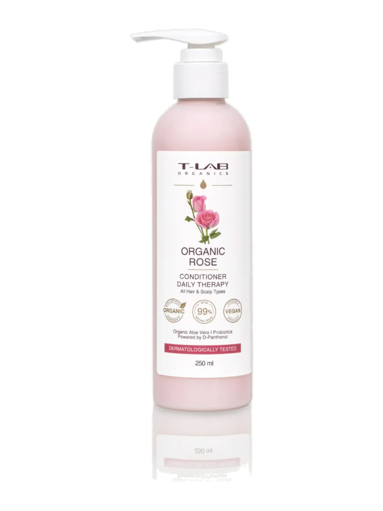 T-LAB Professional Organic Rose Daily Therapy Conditoner -hoitoaine kaikille hiustyypeille 250ml^ Hiustenhoito