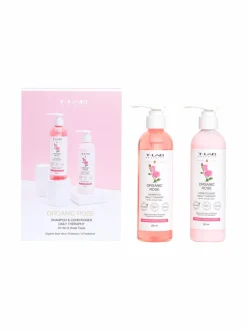 T-LAB Professional Organic Rose Duo Set -hiustenhoitopakkaus, 2 tuotetta^ Hiustenhoitopakkaukset