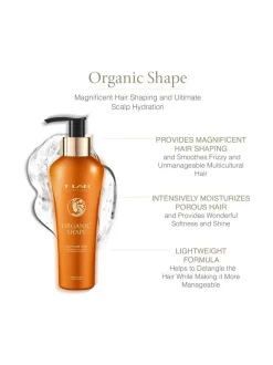 T-LAB Professional Organic Shape Ritual Set - lahjapakkaus kiharille hiuksille 3 tuotetta^ Lahjapakkaukset