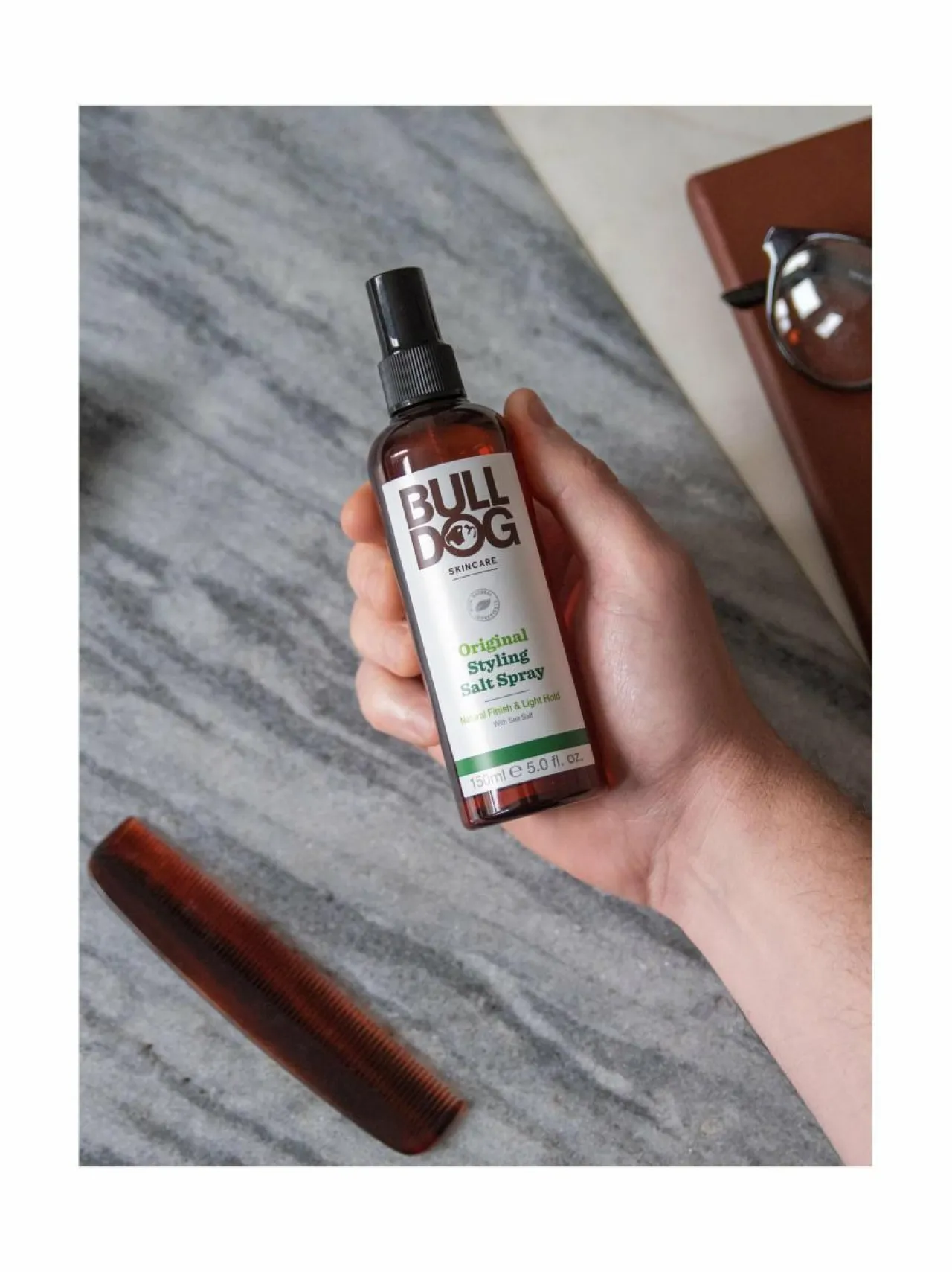 Bulldog Natural Skincare Original Styling Salt Spray -suolavesisuihke 150 ml^ Hiustenhoito