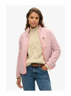 Bleiserit & Jakut<Superdry Outdoor Full Zip -fleecetakki 07R DUSKY PINK