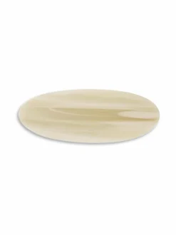 Hiustarvikkeet<Sui Ava Oval Bone Clip -hiusklipsi IVORY