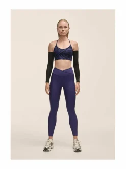 Urheiluhousut & Treenitrikoot<Casall Overlap High Waist -treenitrikoot 584 PURPLE ECLIPSE