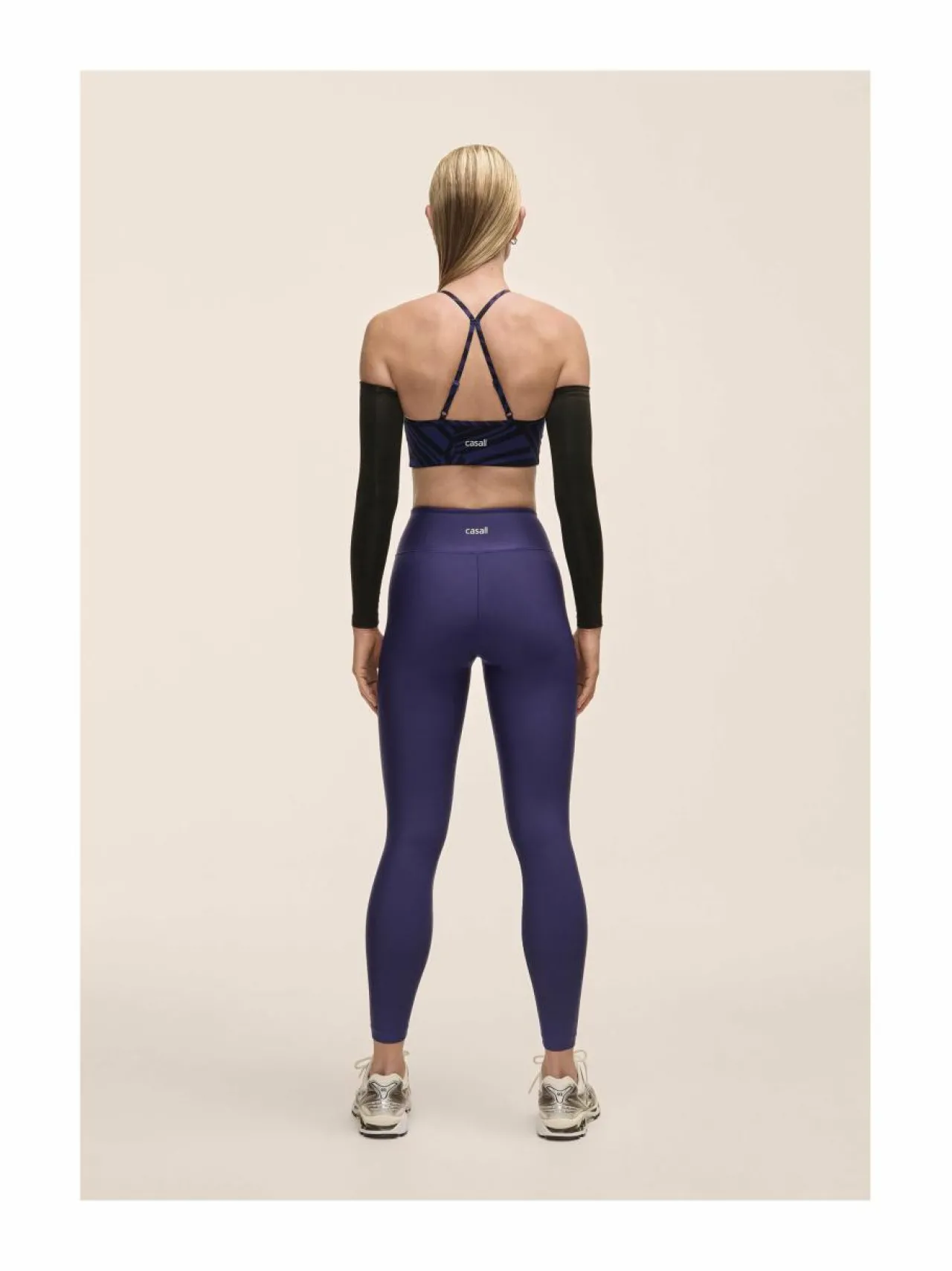Urheiluhousut & Treenitrikoot<Casall Overlap High Waist -treenitrikoot 584 PURPLE ECLIPSE