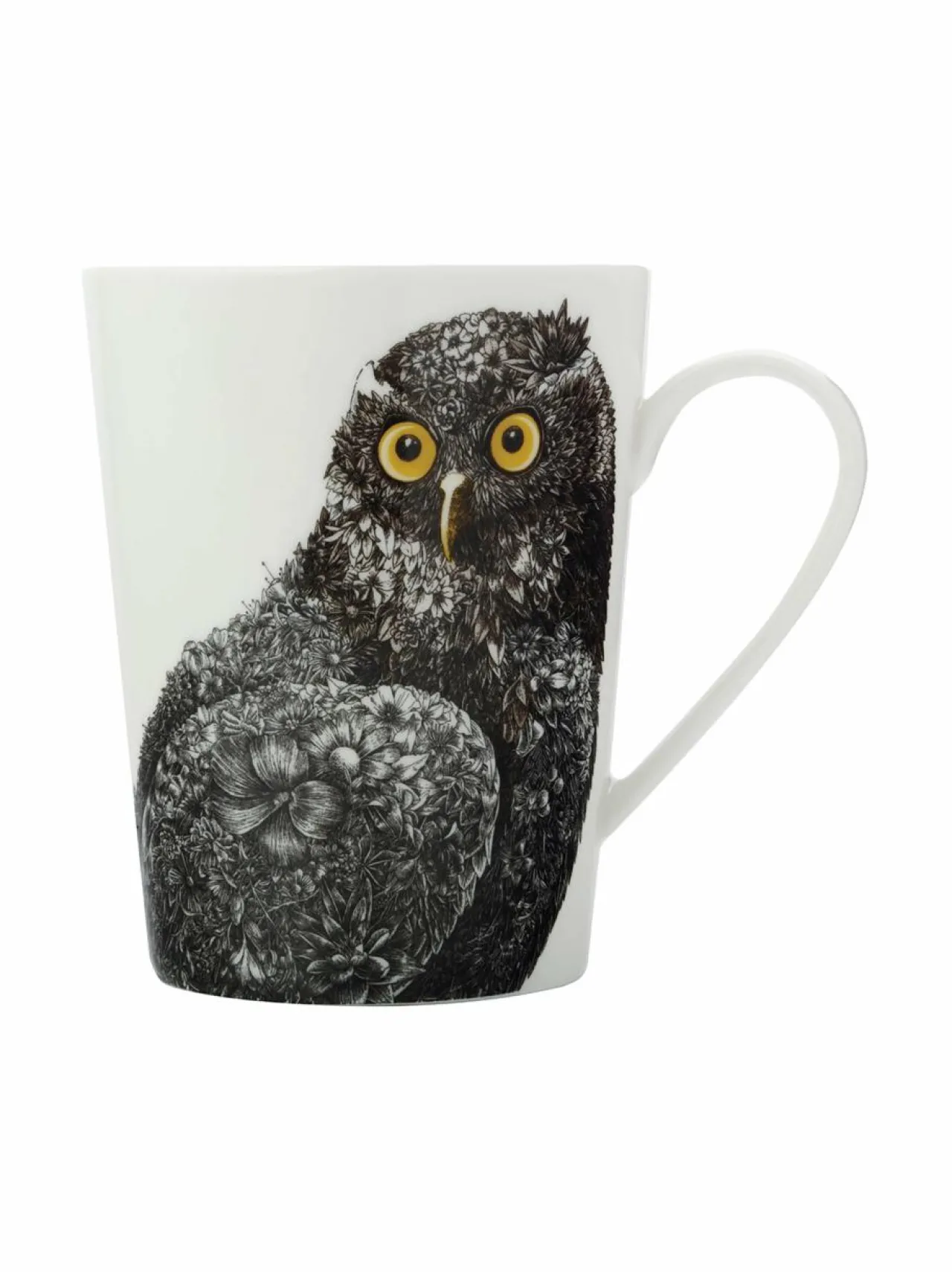 Mukit & Kupit & Asetit<Maxwell&Williams Owl-muki 13 x 10 cm BLACK