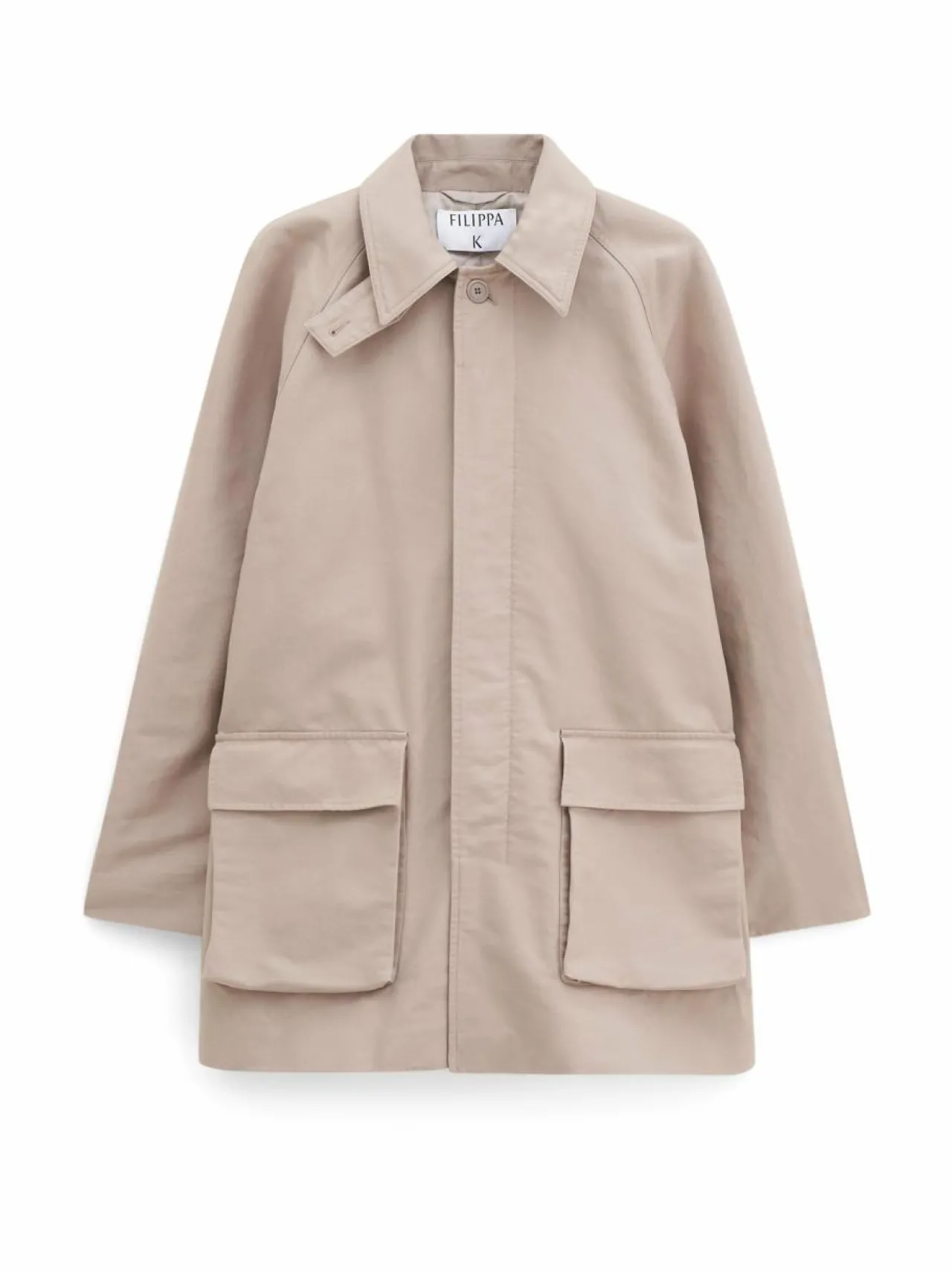 Takit<Filippa K Padded Patch Pocket -takki 181 KHAKI BEIGE