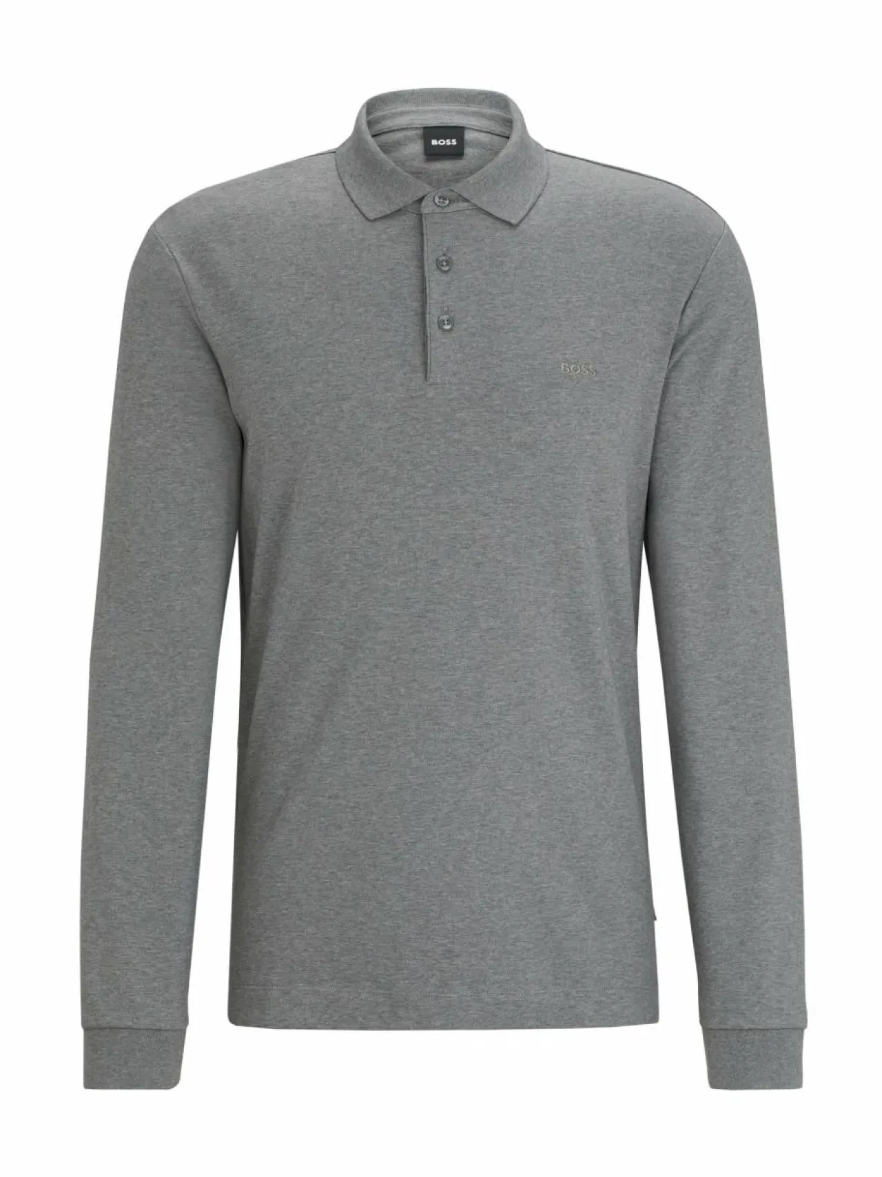 Paidat<BOSS Pado-pitkähihainen pikeepaita 030 MEDIUM GREY