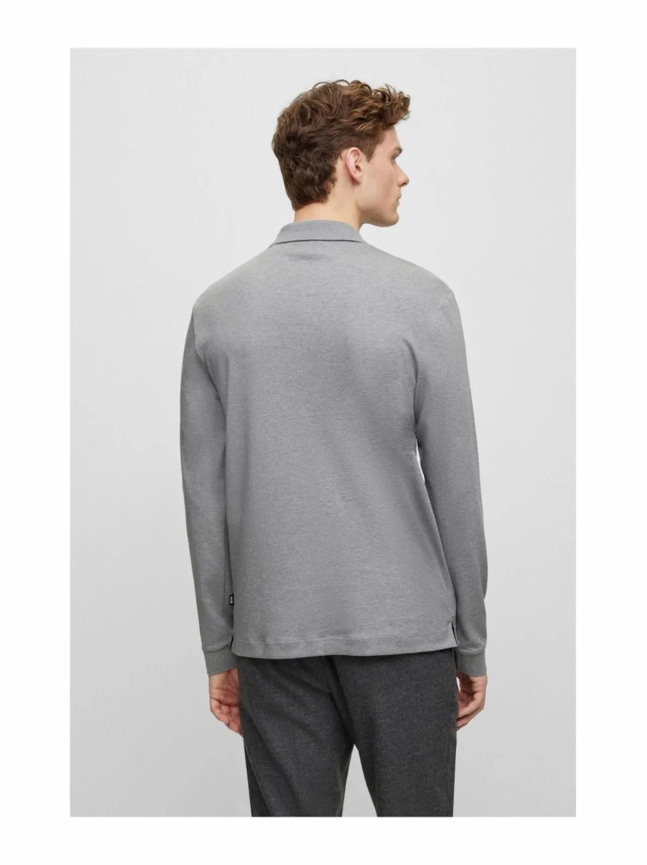 Paidat<BOSS Pado-pitkähihainen pikeepaita 030 MEDIUM GREY