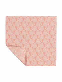 Solmiot & Asusteet<Stockholm Kravatt Paisley-silkkitaskuliina L24G SALMON