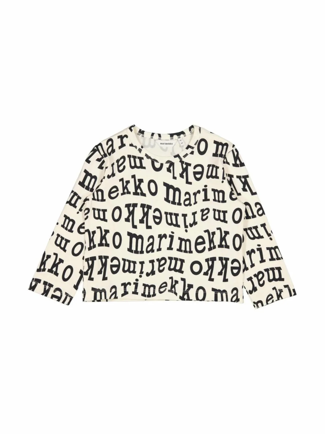 Marimekko Paja Logo -trikoopaita^ Pitkähihaiset Trikoopaidat