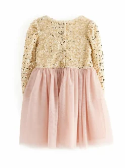 Mekot & Hameet|Mekot & Hameet<Lindex Paljettimekko 6928 LIGHT DUSTY PINK