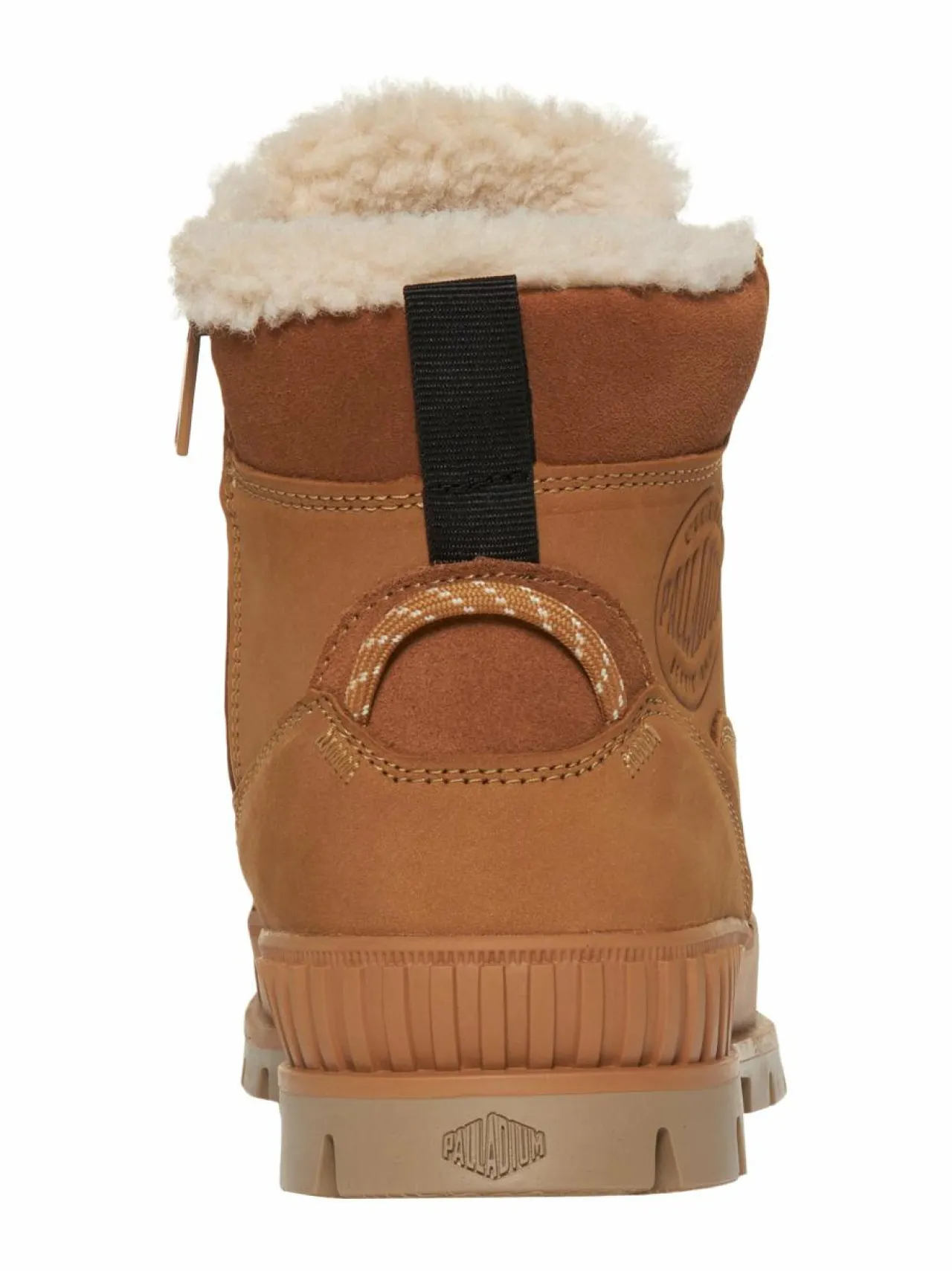 Nilkkurit<Palladium Pallashock Warm -nahkanilkkurit tekoturkisvuorilla 252 DEAR BROWN