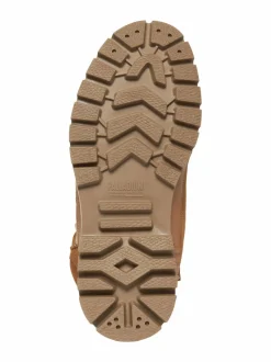 Nilkkurit<Palladium Pallashock Warm -nahkanilkkurit tekoturkisvuorilla 252 DEAR BROWN