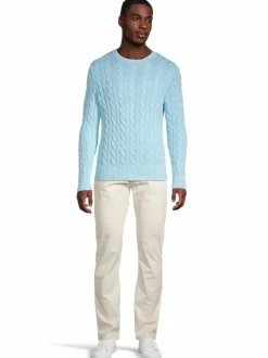 Neuleet<Polo Ralph Lauren Palmikkoneule SKY GMD