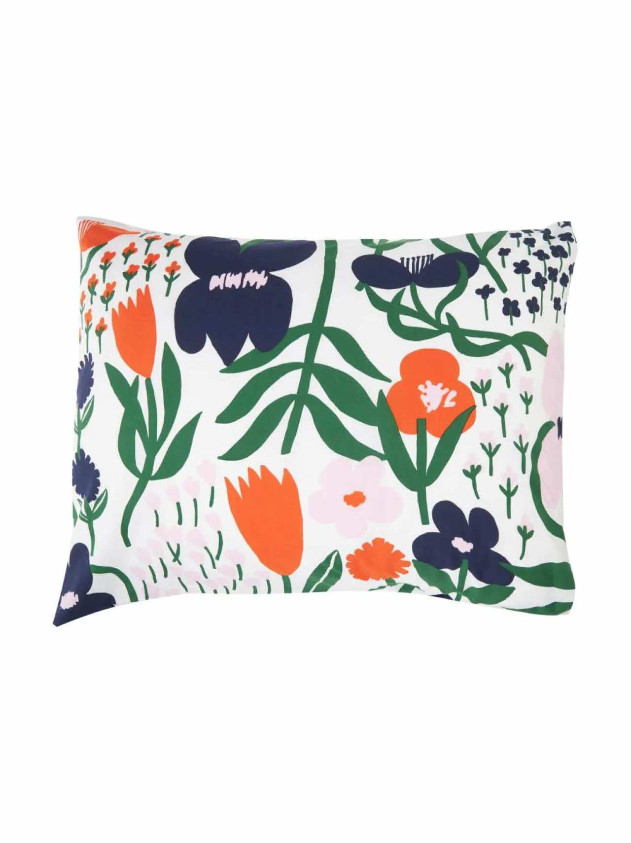 Liinavaatteet<Marimekko Palsta-tyynyliina 50 x 60 cm 136 WHITE, RED, GREEN, BLUE